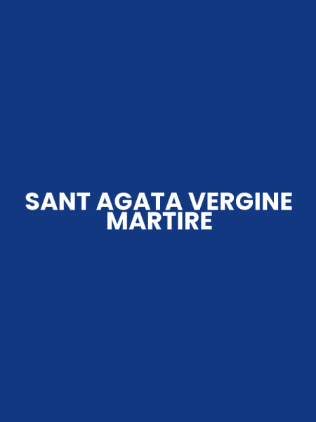 SANT AGATA VERGINE MARTIRE