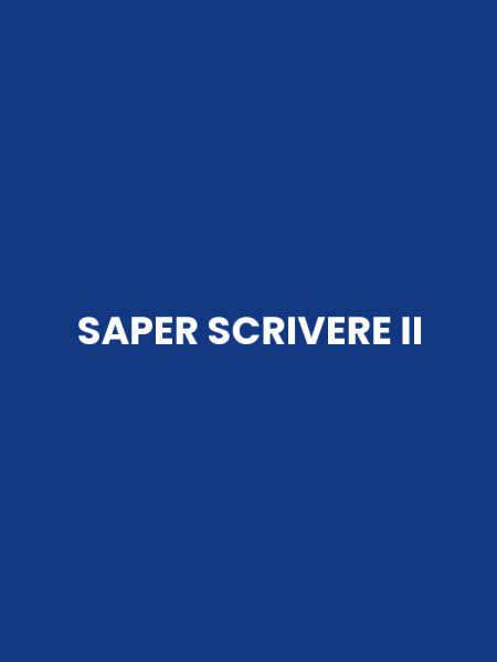 SAPER SCRIVERE II