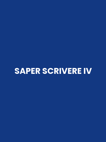 SAPER SCRIVERE IV