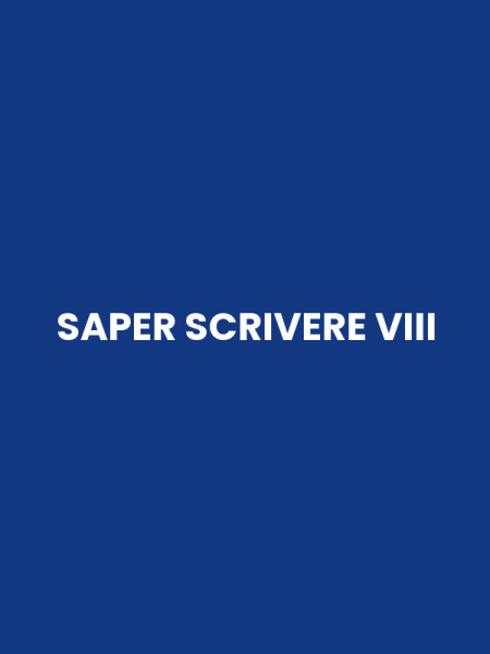 SAPER SCRIVERE VIII