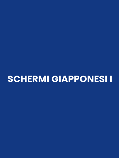 SCHERMI GIAPPONESI I