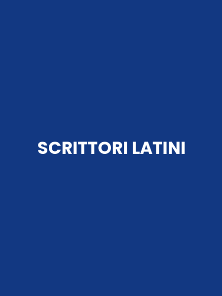 SCRITTORI LATINI