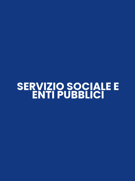 SERVIZIO SOCIALE E ENTI PUBBLICI