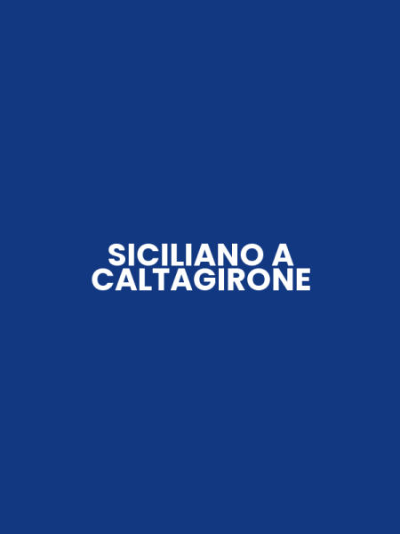 SICILIANO A CALTAGIRONE