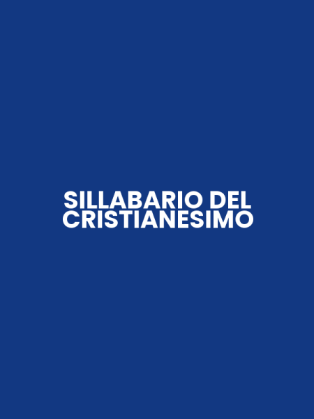 SILLABARIO DEL CRISTIANESIMO