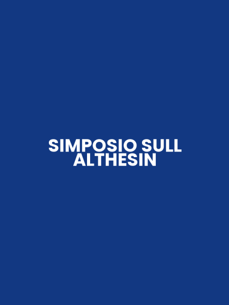 SIMPOSIO SULL ALTHESIN
