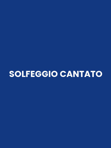 SOLFEGGIO CANTATO