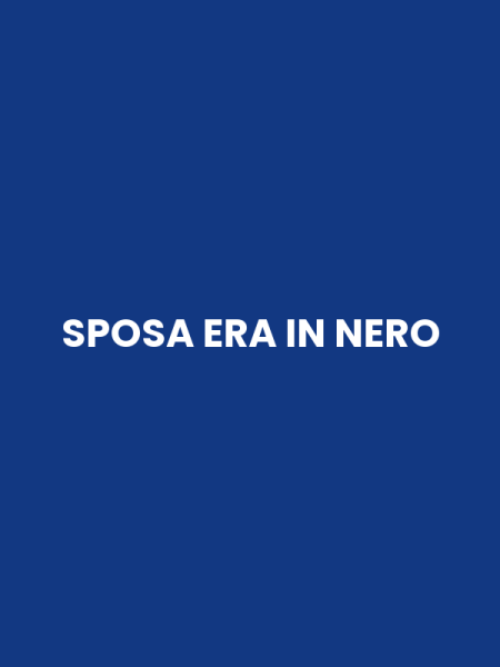 SPOSA ERA IN NERO
