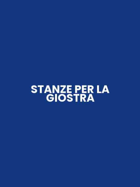 STANZE PER LA GIOSTRA