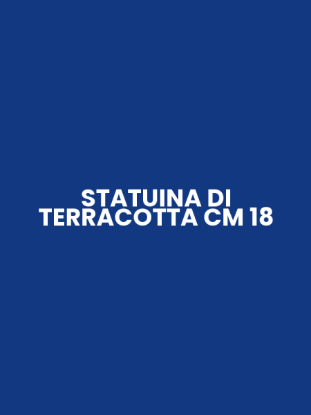STATUINA DI TERRACOTTA CM 18