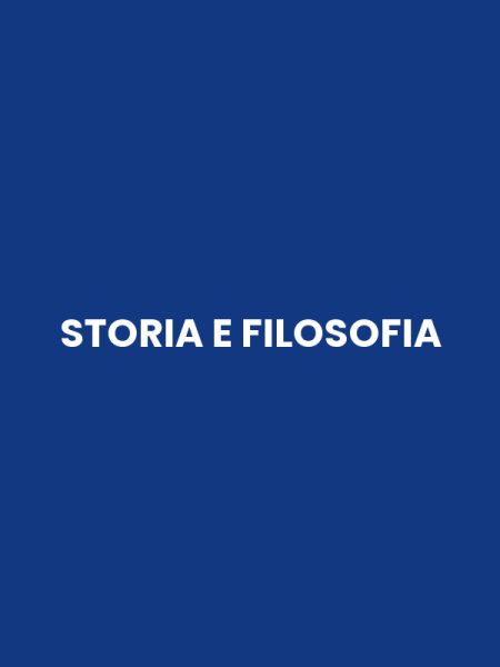 STORIA E FILOSOFIA