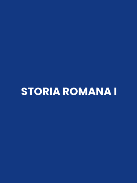 STORIA ROMANA I
