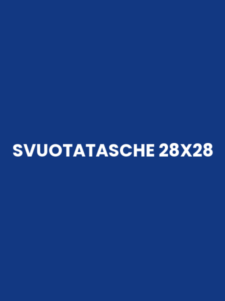 SVUOTATASCHE 28X28