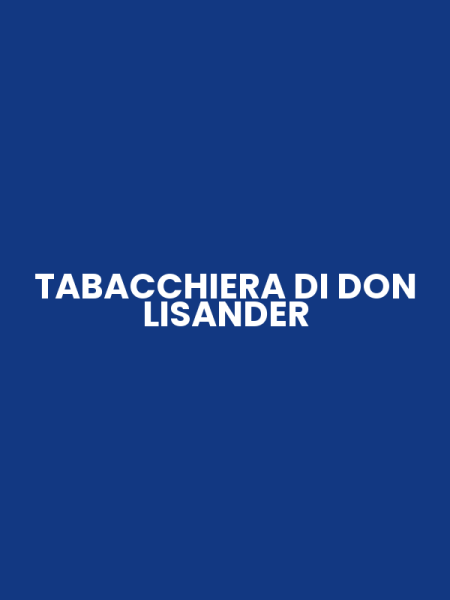 TABACCHIERA DI DON LISANDER
