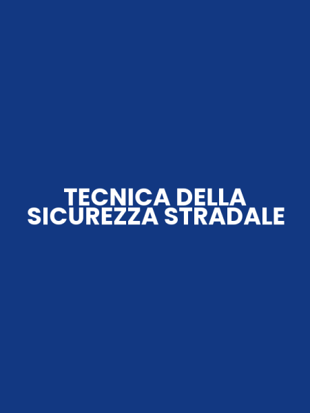 TECNICA DELLA SICUREZZA STRADALE
