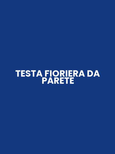 TESTA FIORIERA DA PARETE