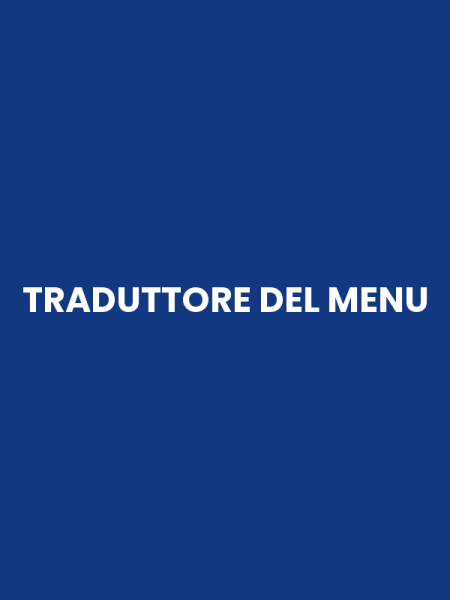 TRADUTTORE DEL MENU