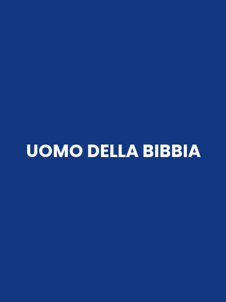 UOMO DELLA BIBBIA