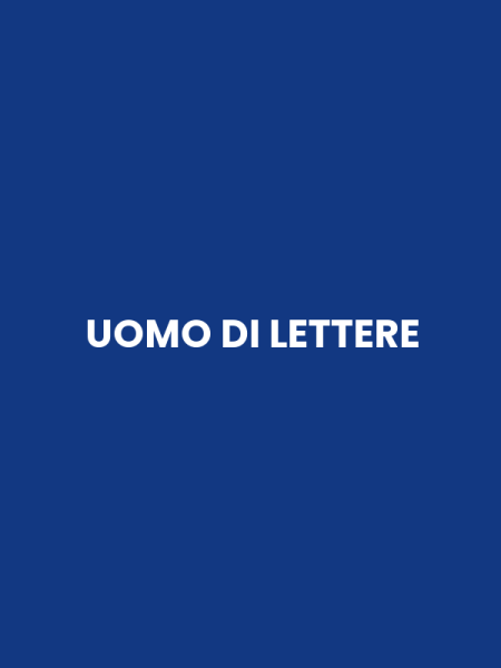 UOMO DI LETTERE