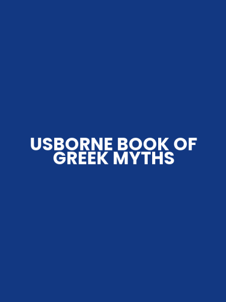 USBORNE BOOK OF GREEK MYTHS