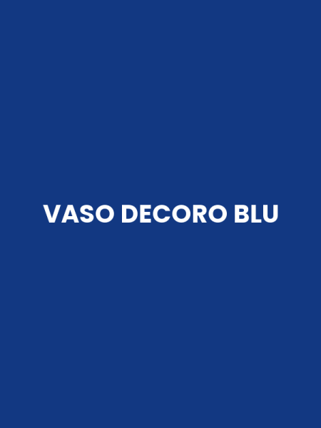 VASO DECORO BLU