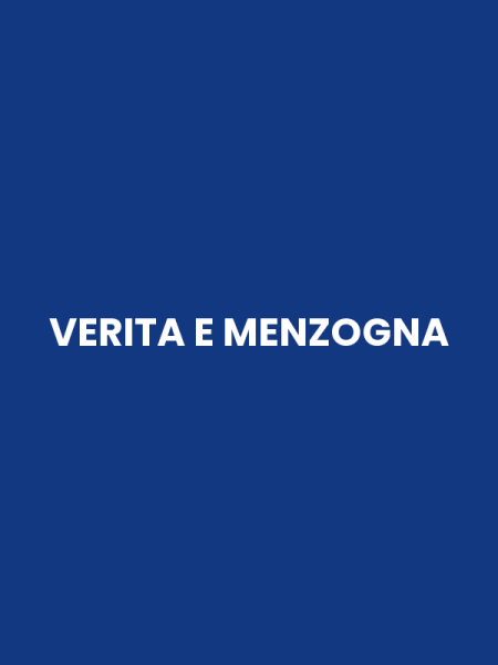 VERITA E MENZOGNA