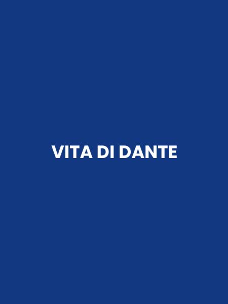 VITA DI DANTE